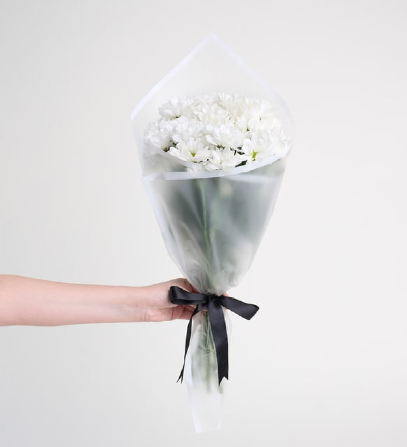 Beyaz Papatya Çiçek Buketi