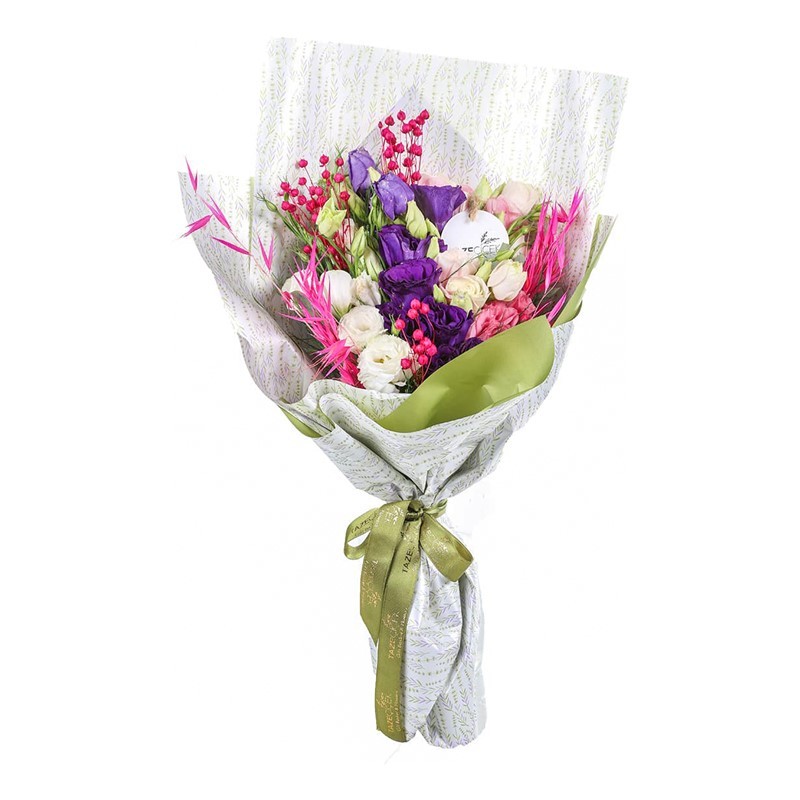 Colored Lisianthus Buketi