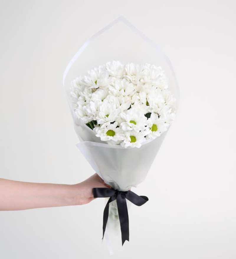 Pudra Bukette Pembe Gerberalar